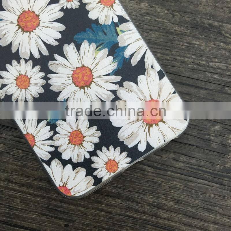 Daisy marble case for iphone 7 plus 3D case,CREATIVE TPU case for iphone7 3D COVER chrysanthemum Case