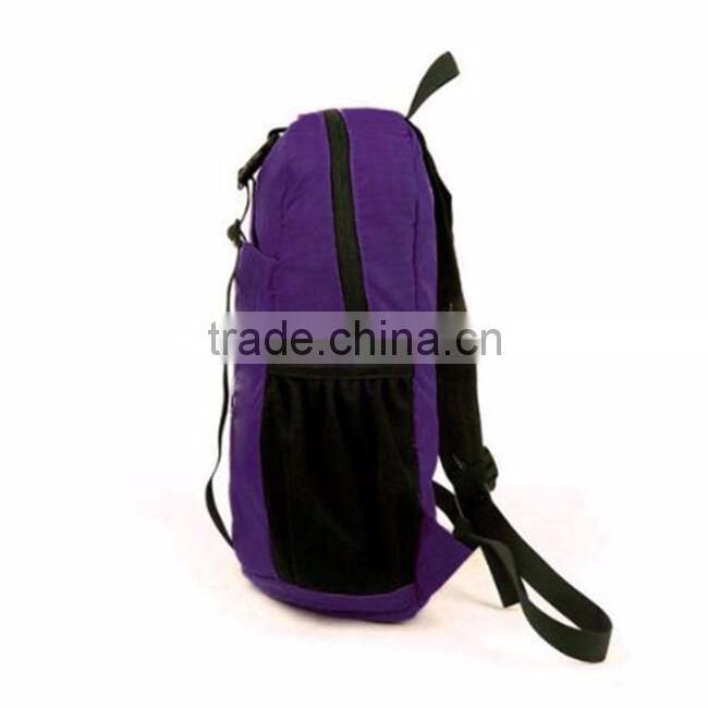 Travel fashion foldable cheap small backpacks