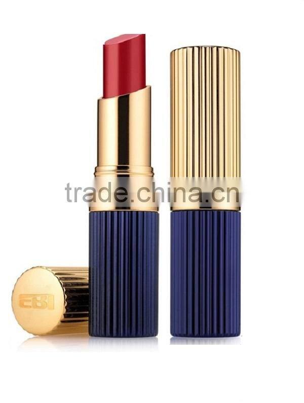 Fancy Aluminum empty ipstick tube container