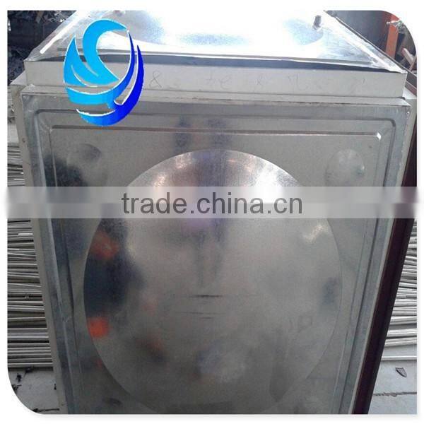 Silver 304 316 stainless steel water storage tank with competitive price