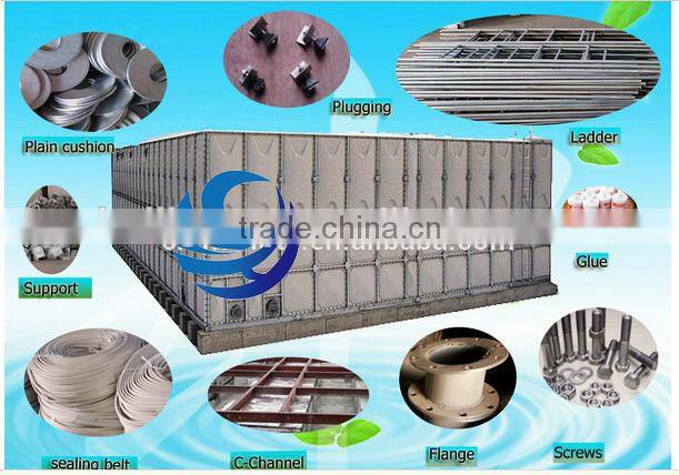 Large Volume Fiberglass Plastic Farm Water Tank in high quality