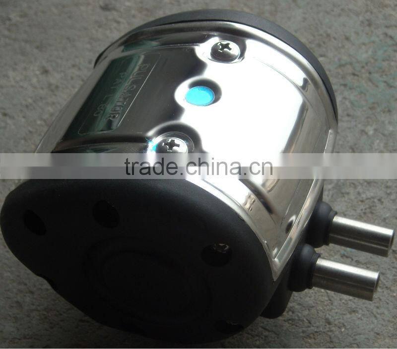 stainless steel bucket lid with milking pulsator