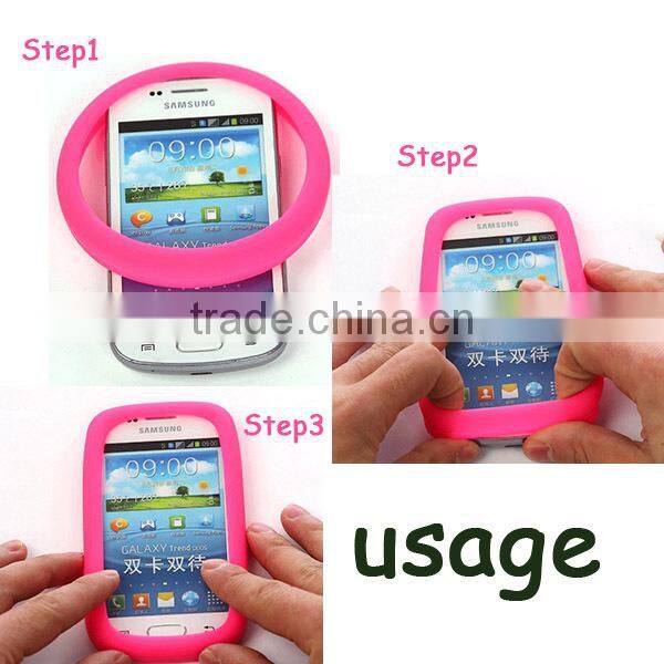 phone accessories 2017 hot sale silicone universal phone case with cute cartoon phone cases