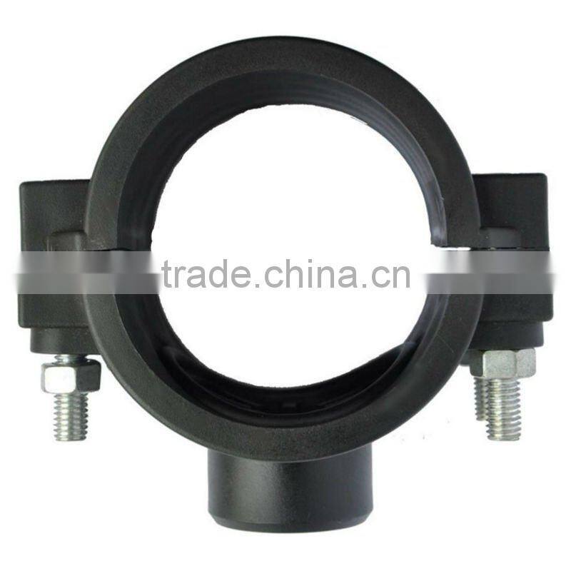 PP Compression Fitting Pipe Clamp Saddle