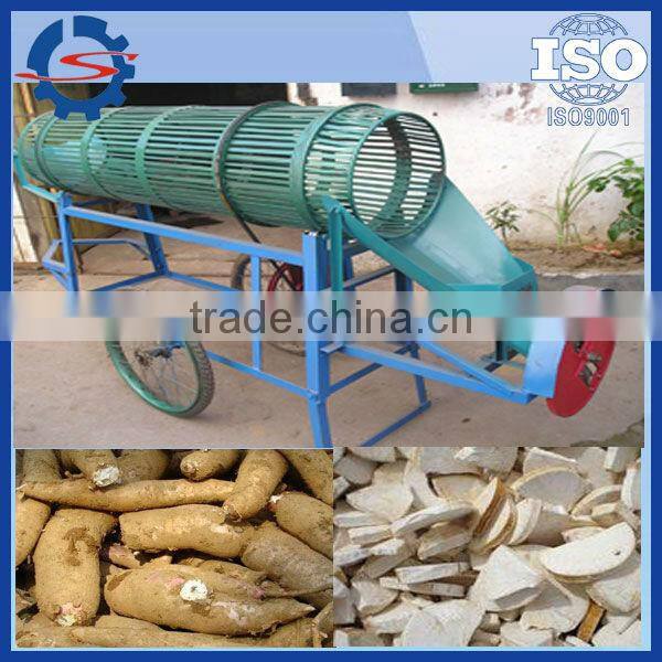 Electric cassava cutting machine /hot sale cassava /manioc peeling and slicing machine