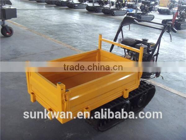 SF0610H, 6.5Hp garden mini dumper, alterrain transporter with crawler for agriculture and gardening