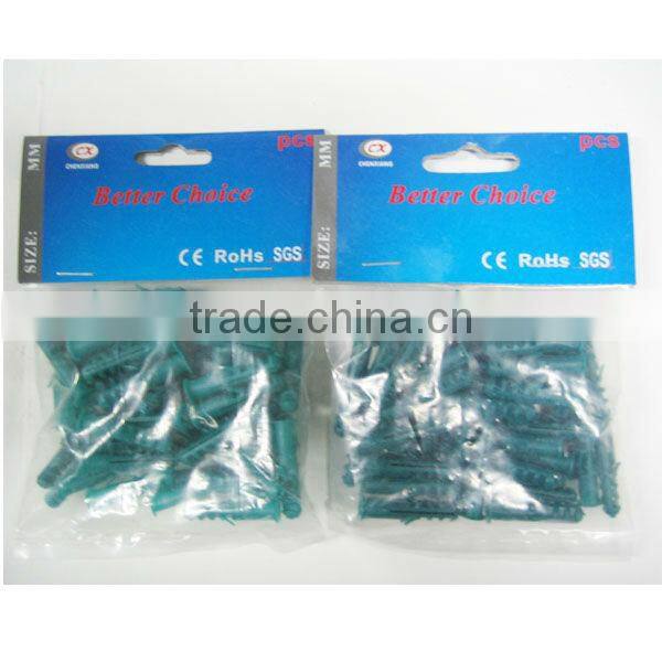 Plastic anchor Wall Plug With Red Color