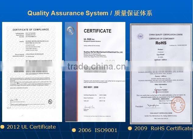 new design CO2 wire on tube condenser for refrigerator