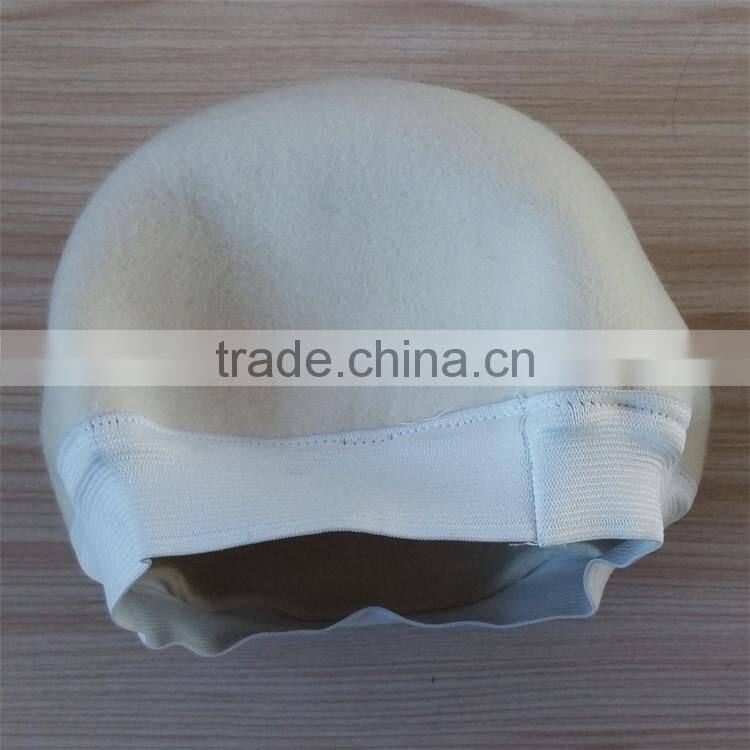 felt hat used for head form impact test of safty glazing