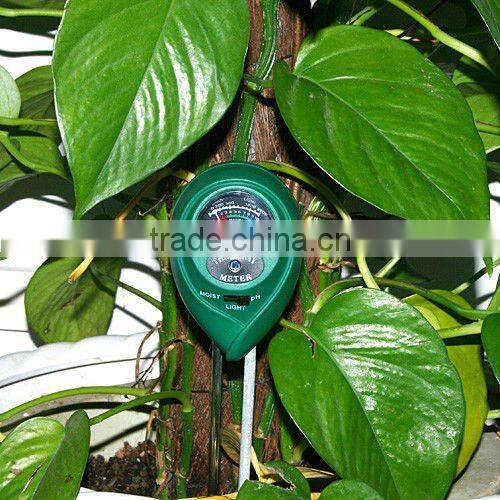 3-in-1 Soil Hydroponic Moisture/Light/PH Tester Meter