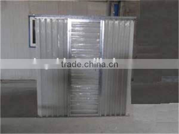 small metal building kit as garden shed/storage shed