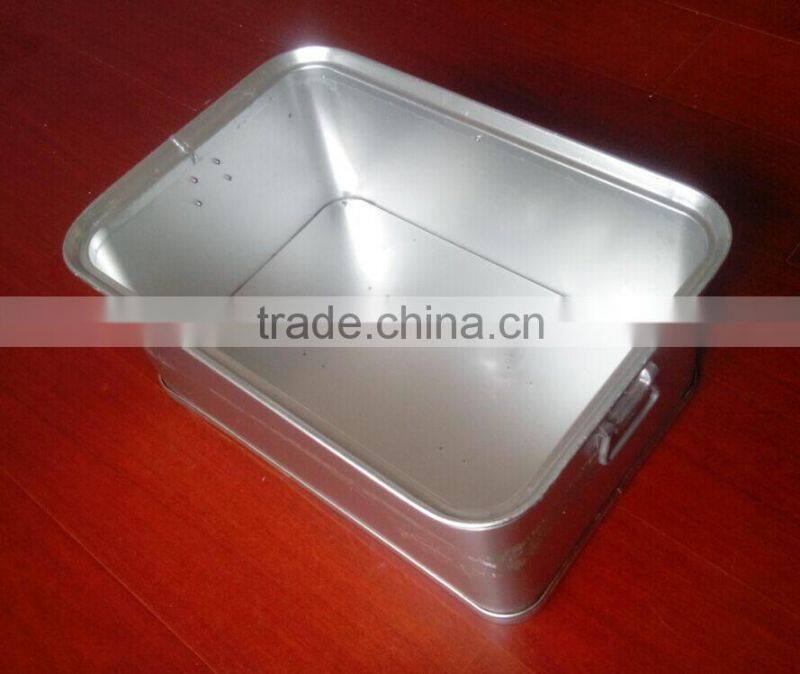Aluminum basket/container, medical sterilization tools