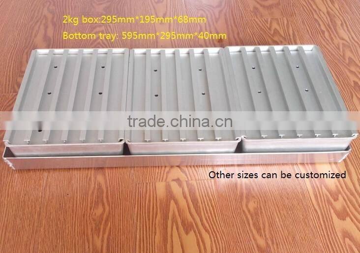 2kg aluminum freezing pans used for plate freezer