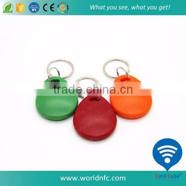 Custom Logo Printing ISO15693 Key Tag / RFID Keyring / RFID Keychain