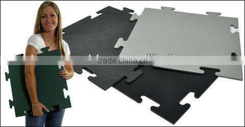 Interlocking gym tiles