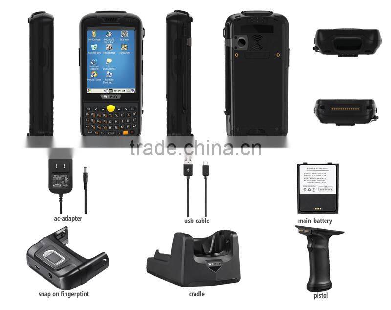 portable fingerprint scanner UHF RFID Handheld Mobile Terminal