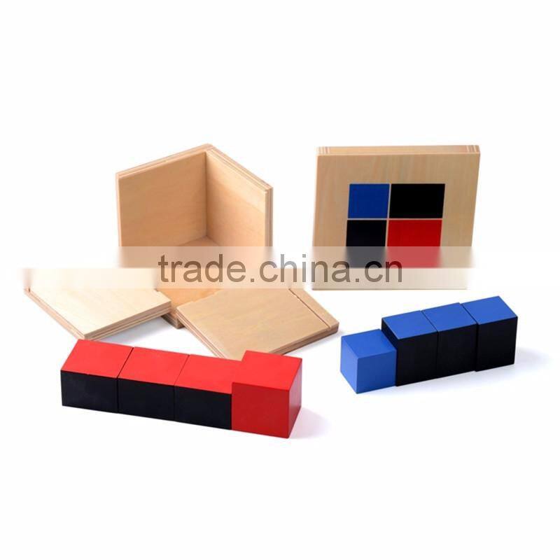Baby Toy Montessori Algebraic Binomial Cube Early Childhood Education Preschool Training Math Kids Toys
