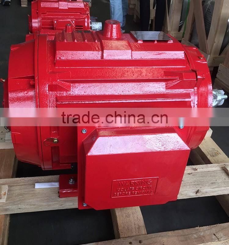 UL LISTED NEMA ODP STANDARD 75KW IE1 FIRE MOTOR (TDC405TS100U2B)