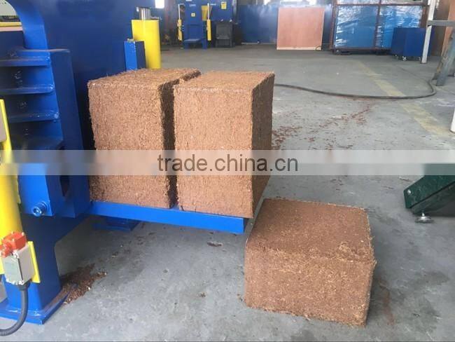 80% moisture content coco peat drying machine used to making coco peat block