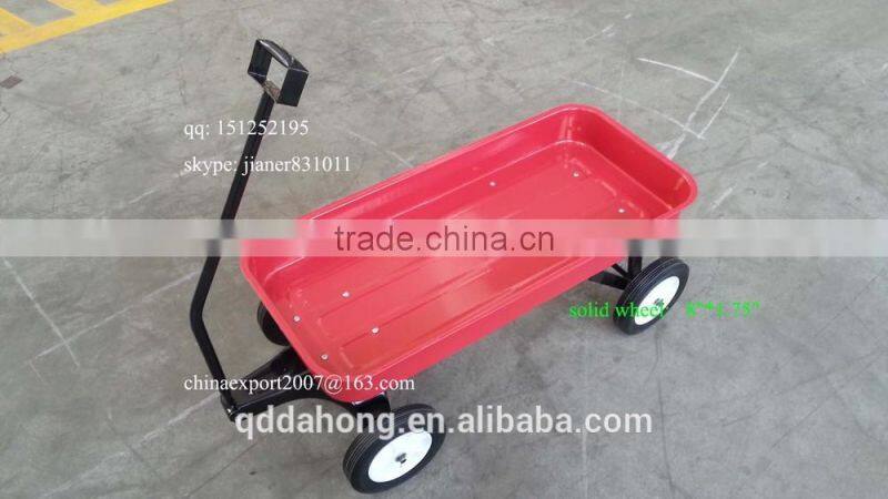 Kid's Tool Cart,Kid's Wheelbarrow ,Children Wheel Barrow with 4 Solid Wheel TC1805