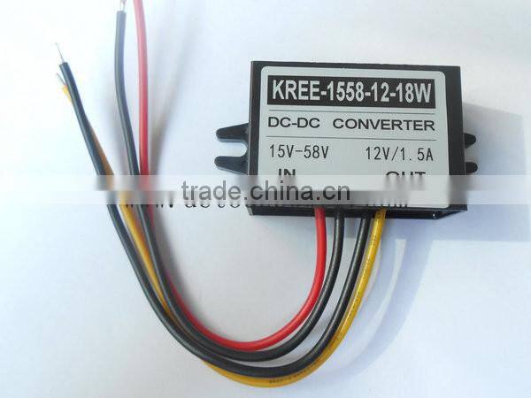 48V switch 12V DC-DC buck module switch 36V 24V 12V power converter car power transfer 12V1.5A