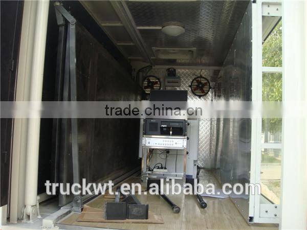 forland 2 sides of mobile led screen truck with stage for sale