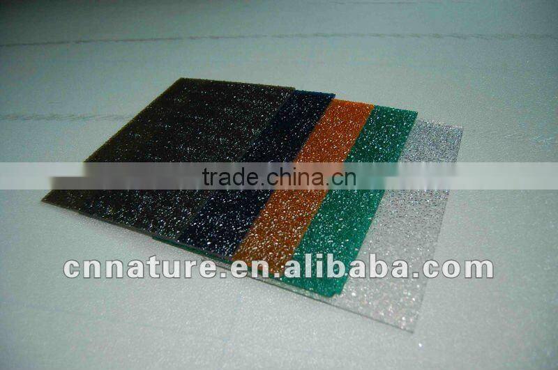 JIAGU 3113 polycarbonate sheet&PC diamond embossed sheet for decoration