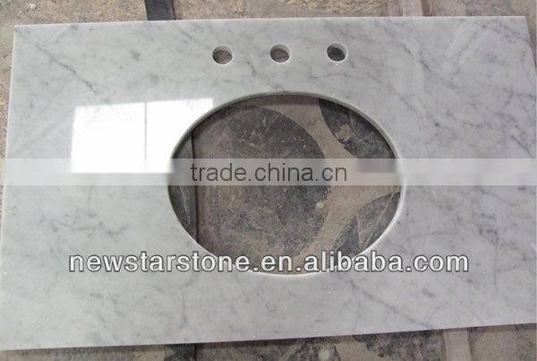 Newstar bianco carrara marble vanity top