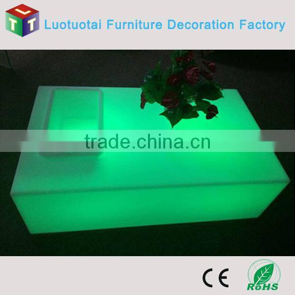 led light multicolor change table for bar/solon/club/restaurant/hotel