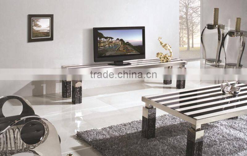 E328 2015 new design marble design tv stand furniture for sale
