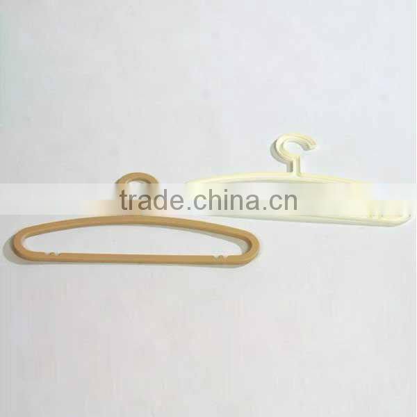 Plastic extended clothes hanger