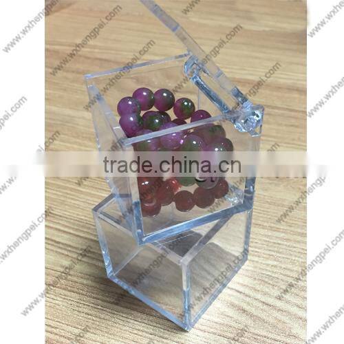 Transparent cleverish portable square storage box