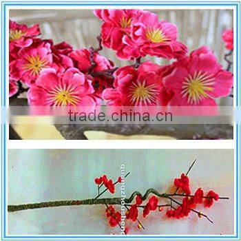 Artificial plum blossom tree with lights