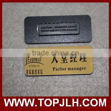 Topjlh 2017 Hot Sublimation Blank Printable MDF Magnetism Name Tag