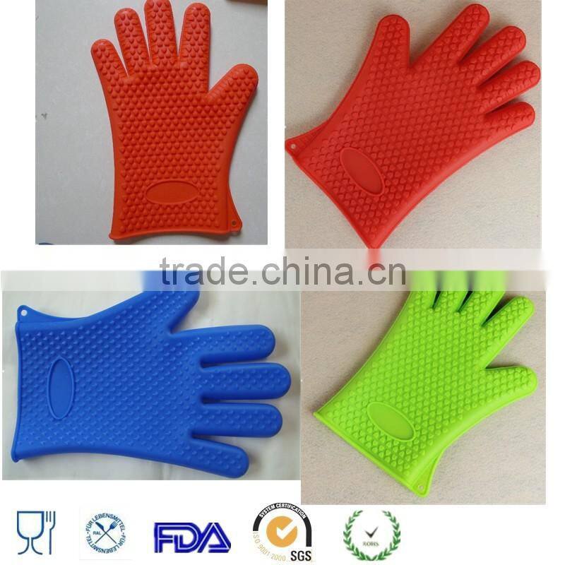Kitchen Heat Resistant Silicone Glove Oven Potholders