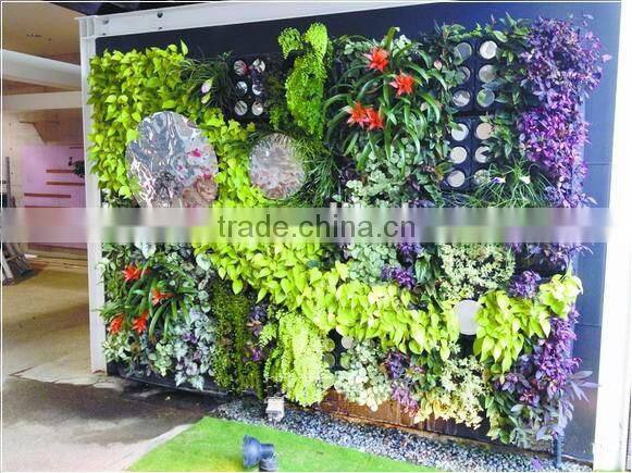 fake green plant wall manufacture decoration indoor fake flower plant wall