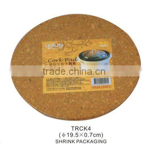 Promotional cork coaster