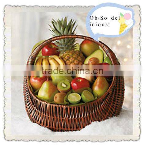 gift willow basket with handle cheap wicker basket