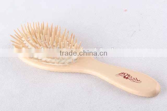 82 holes wooden comb/message hair brush