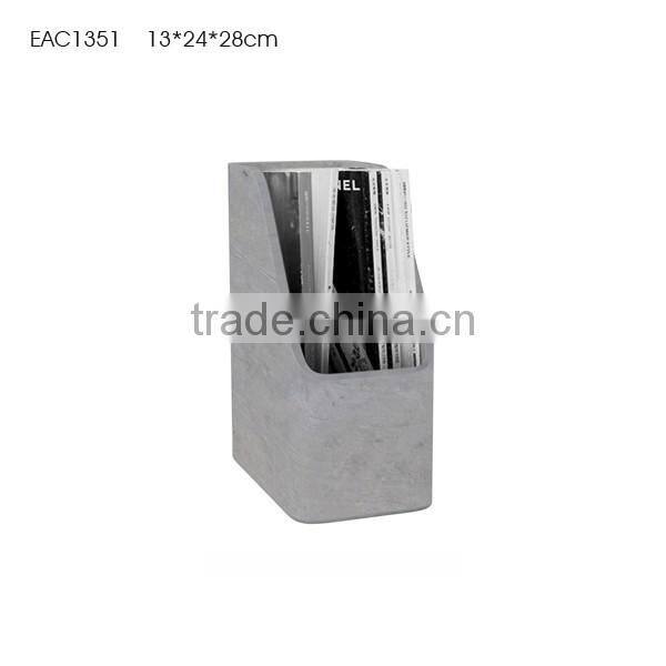 Multi-function concrete memo holder /pen holder / phone holder three hole positions