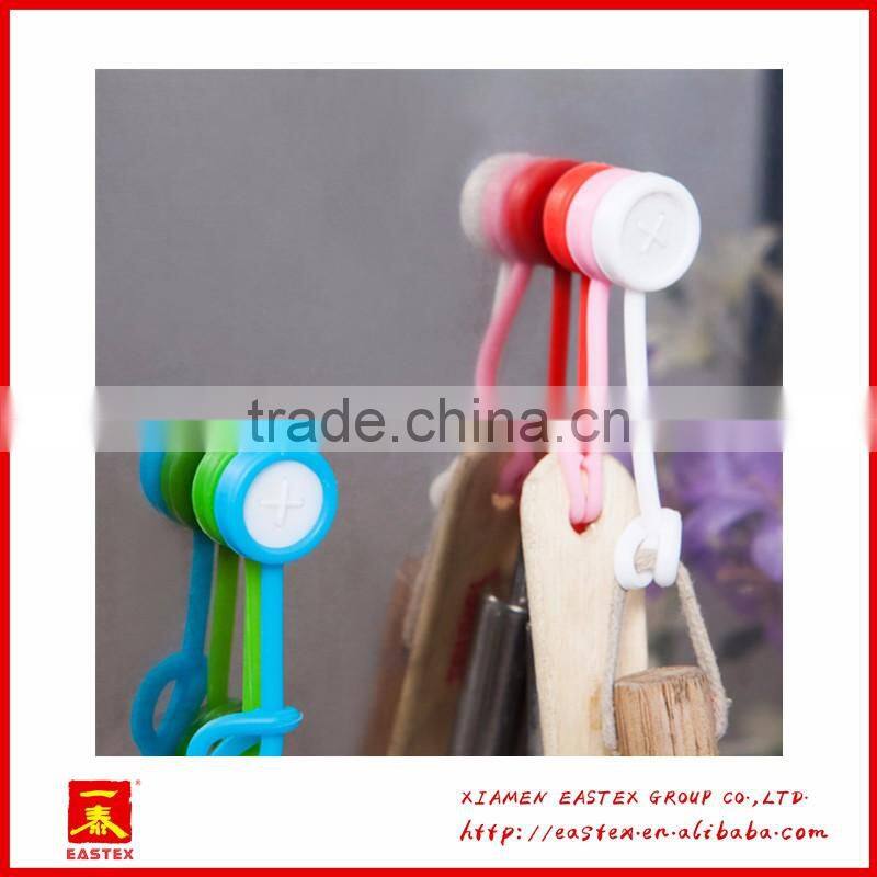 Multipurposed button silicone pothook