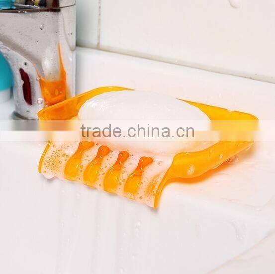 wholesale plastic soap case dish with drain