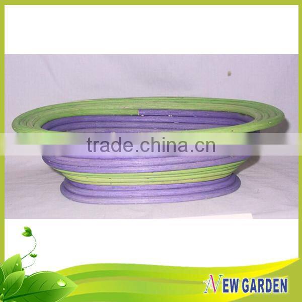 Creditable partner High quality latest design flower basket made of rattan