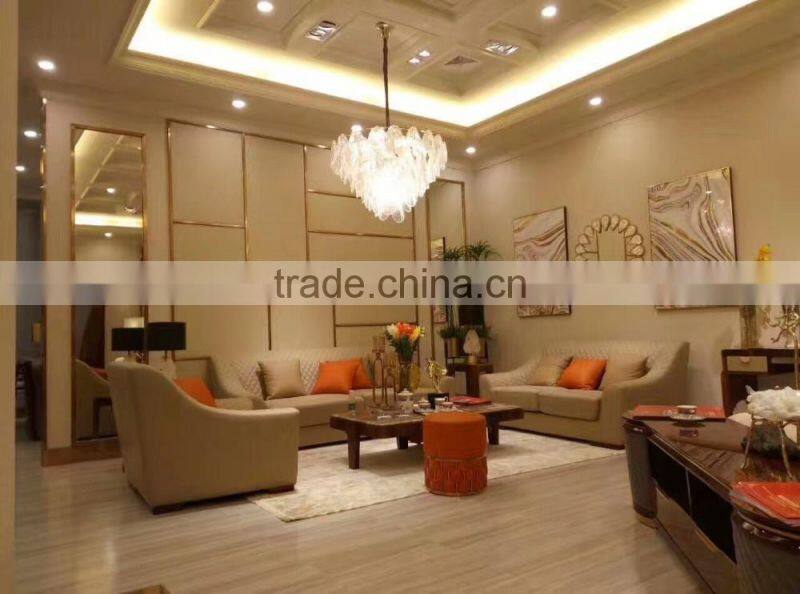 Home Decor Stainless Steel Mother of Pearl Wall Mirror