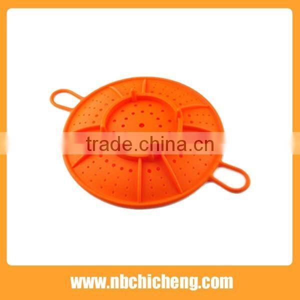 Silicone Kitchen Draining Storage Basket Water-clock Basket Drain Fruits Basket