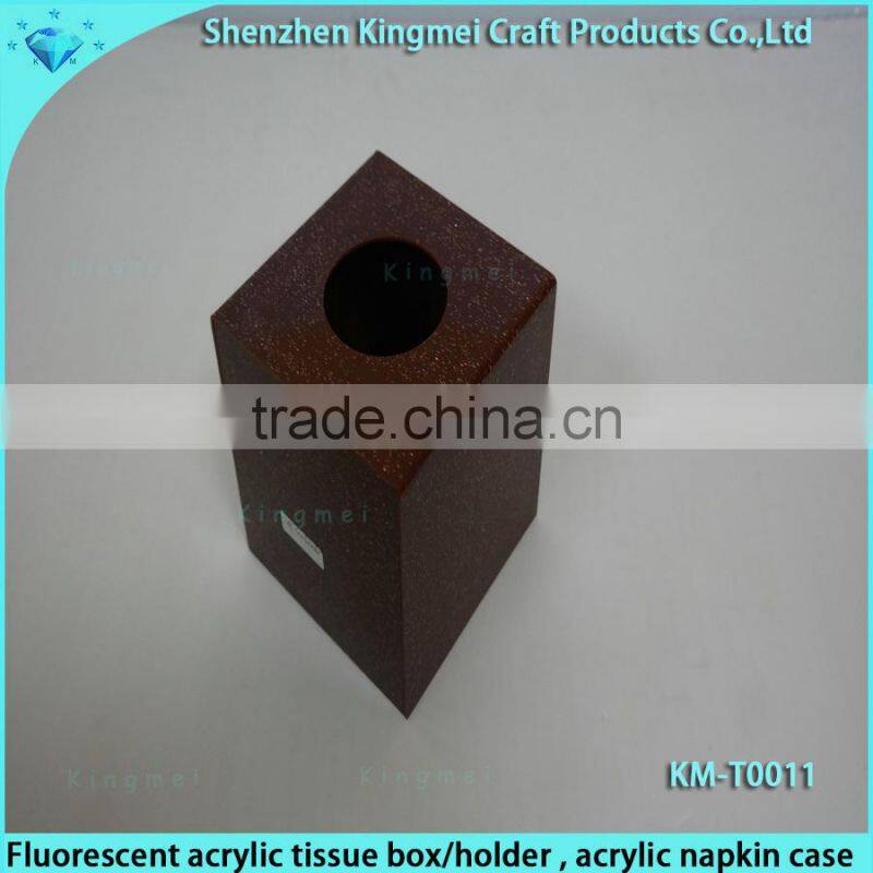 Fluorescent special acrylic square tissue box
