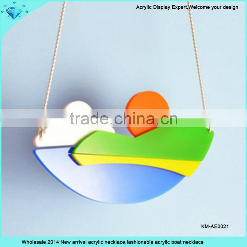 custom colorful popular acrylic round shaped earrings