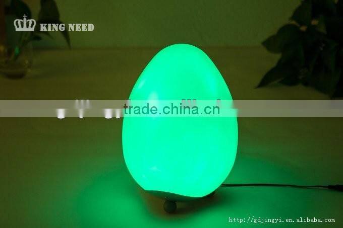 7colors changing with transformer led plastic easter eggs