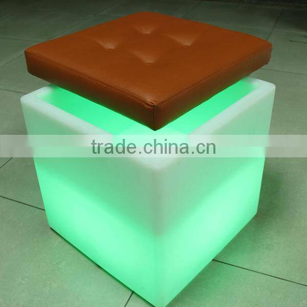 Led wine shelf cube table disco beer storage with RGB 16 color changing
