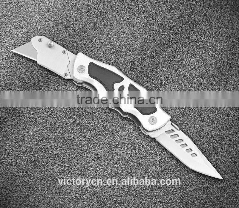 Aluminium handle, double blade utility paper cutter YJ-147S